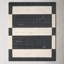 Santiago Handmade Wool Cream/Black Rug-1268668826