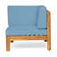 Ensemble de canapé modulaire d'extérieur à 3 places Brava, bleu-121356564-121356565