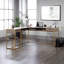Bureau en L, finition