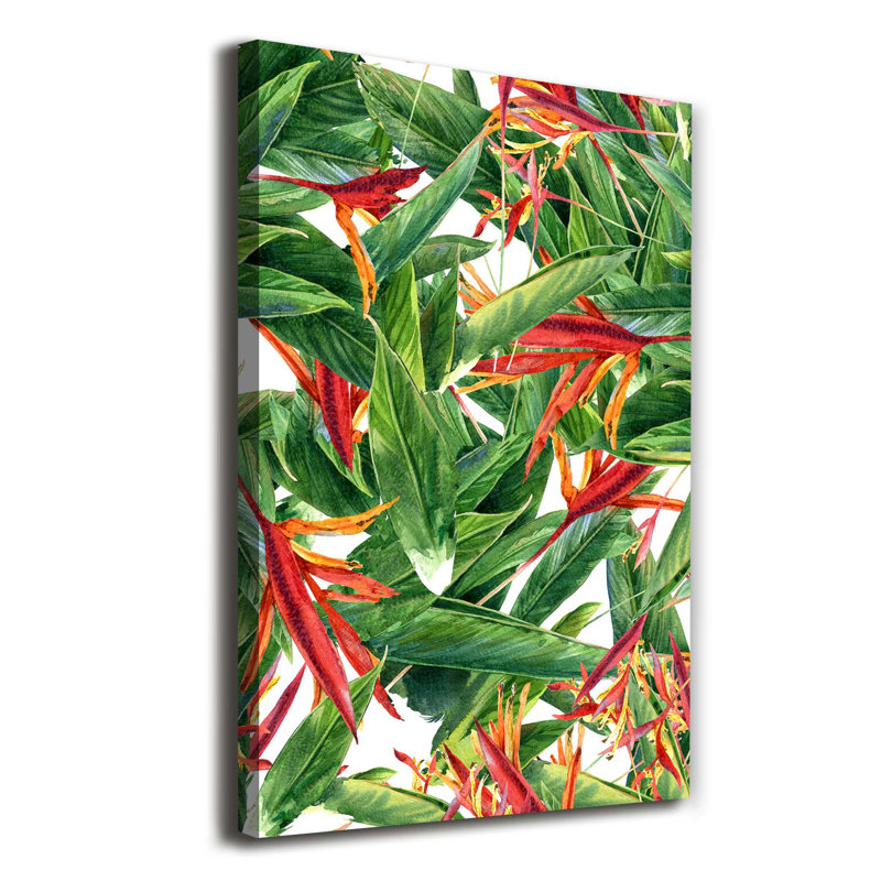 Royal Strelitzia - Wrapped Canvas Print