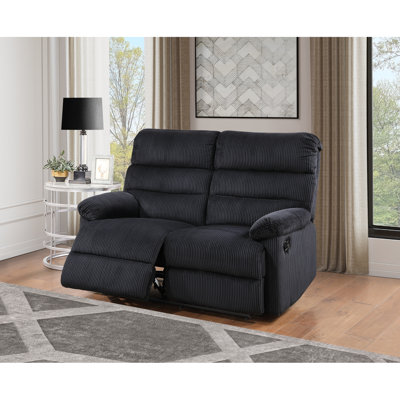 Causeuse Lucie G00250A-RL, noir