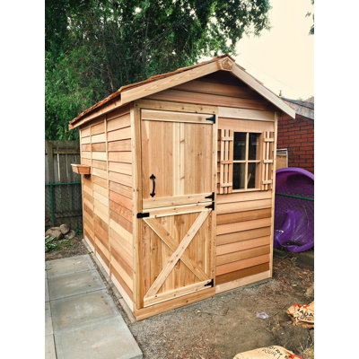 Gardener Western Red Cedar Wood Traditional Storage Shed