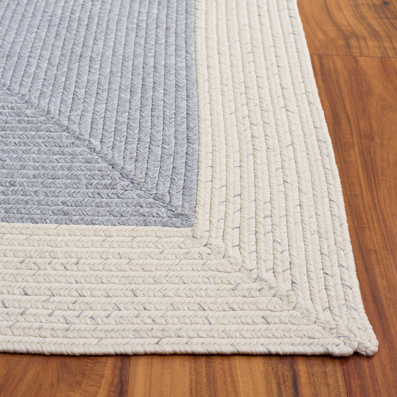 Braided 281 Hand Woven Performance Machine Washable No Pattern Rug, Rectangle 6' x 9'