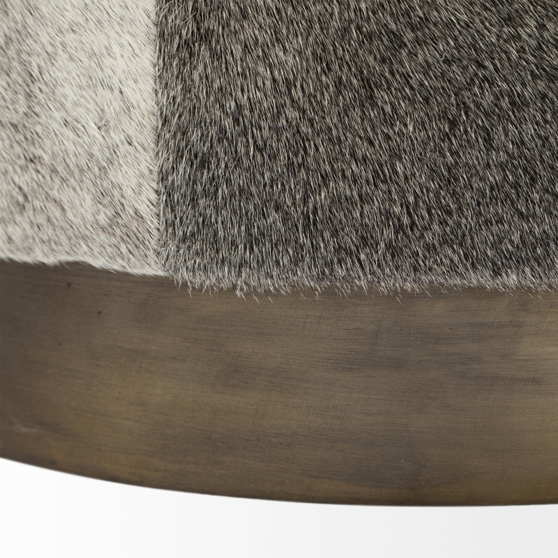 Studdard Leather Ottoman