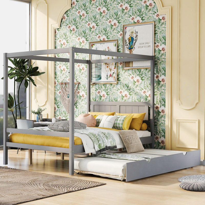 Lit plateforme 72,13 po Cerralvo, gris