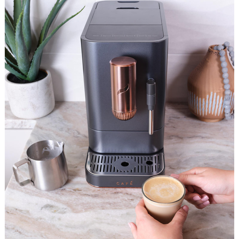 Café AFFETTO Automatic Espresso Machine + Frother, Matte Black