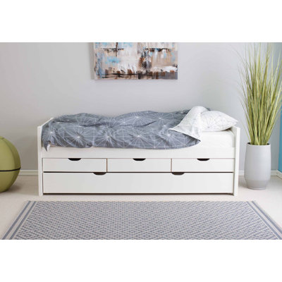 Guylaine Solid Wood Daybed with Trundle Bed