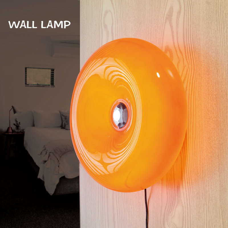 12" Dimmable Wall Sconce with Glass Shade