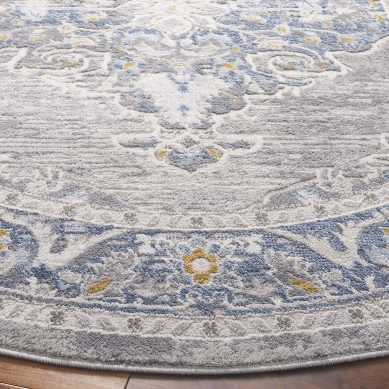 Palma Performance Oriental Rug, Round 6'7"