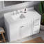 Meuble-lavabo simple 49 po avec plateau en quartz Disar-122120503-122120502