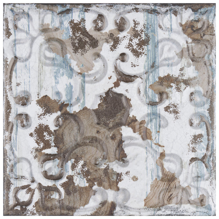 Aevum 8" x 8" Ceramic Metal Look Wall Tile