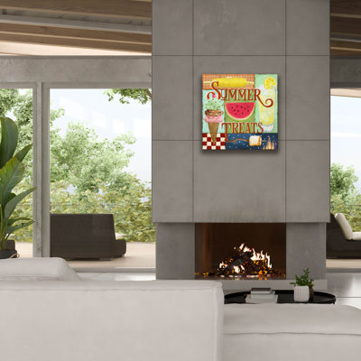 «Summer Treats» par Art Licensing Studio, art mural sur toile