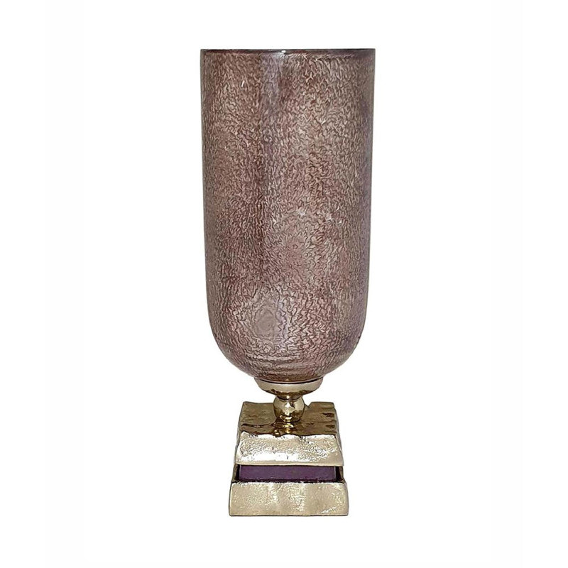 Glass Table Vase, 16.5" H x 6" W x 6" D