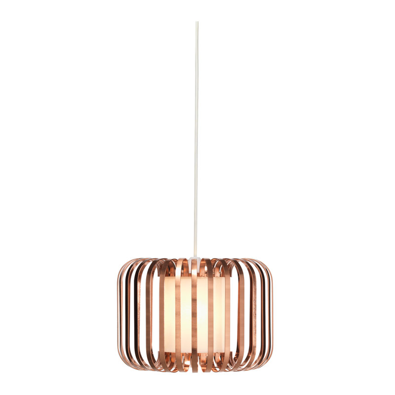 Lech 21 cm H Drum Pendant Shade ( Screw On ), Copper