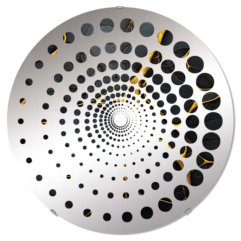 Miroir mural rond, 31,4 po x 31,4 po