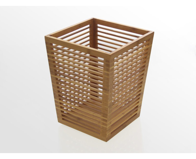 Solid Wood Kitchen Rubbish Bin