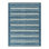 Rug & Kilim’S Contemporary Dhurrie Rug In Blue With White Stripes