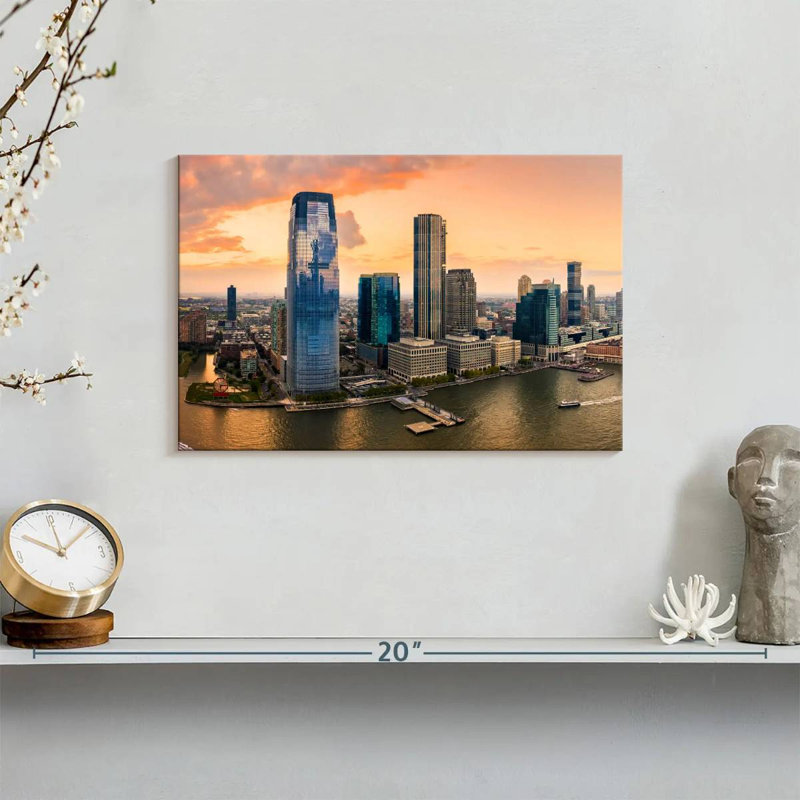 Sireci Panoramic Jersey City, 8" H x 12" W