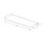 Reeana Metal Wall Mounted Shelving Unit-730865988