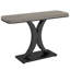Console compacte, table de vestibule de style industriel moderne, table de canapé robuste