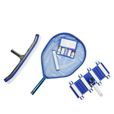 5-Piece Swimming Pool Vacuum Cleaning And Testing Kit