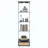Modern Glass Display Cabinet With Drawer , Quick-Assembly Antique Cabinet With LED Lights, Tempered Glass Bookshelf,  1-Door Storage Case With 4 Shelves  For Living Room And Bedroom-1207236103