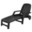 Chaise longue d'extérieur réglable à roulettes Mistry-1050819806