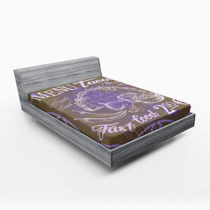 Microfiber Fitted Sheet, Full/Double Fitted Sheet