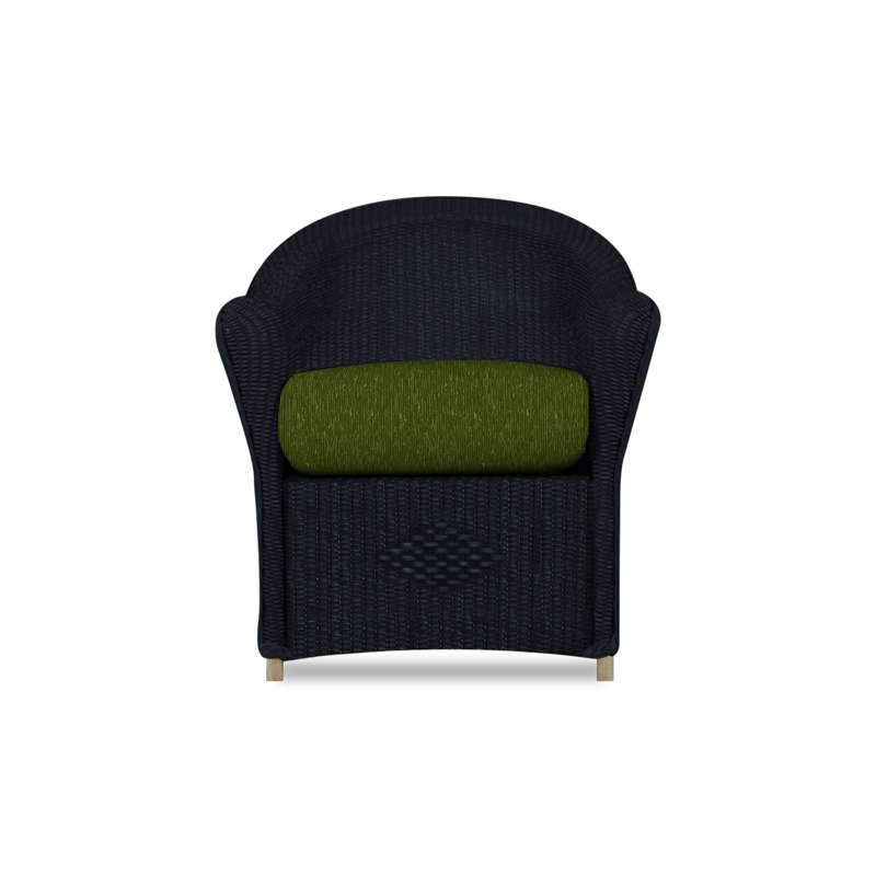 Reflections Outdoor Dining Armchair, Ebony, Remy Pebble