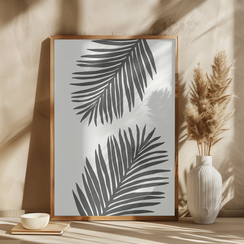 PALM LEAF 12, 50.8 cm H x 76.2 cm W