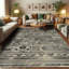 Machine Printed 114cm X 69cm Area Rug