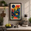 Desert Bloom at Twilight Modern 1 Piece Wrapped Canvas Wall Art-1408520274-1408520275