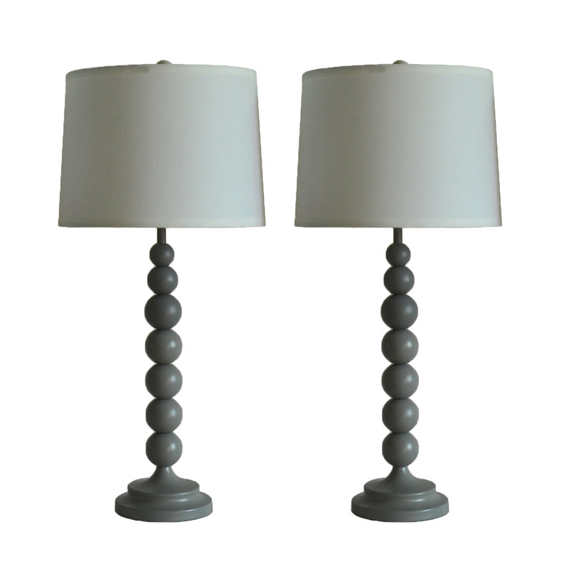 Ferrin Metal Table Lamp, Gray