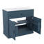 Meuble-lavabo 36 po avec armoire de rangement en céramique-669749590