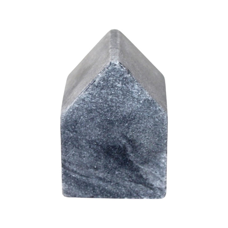 Maison Adalynn, H 3,5 po x l 2,5 po x P 2,5 po, Gris