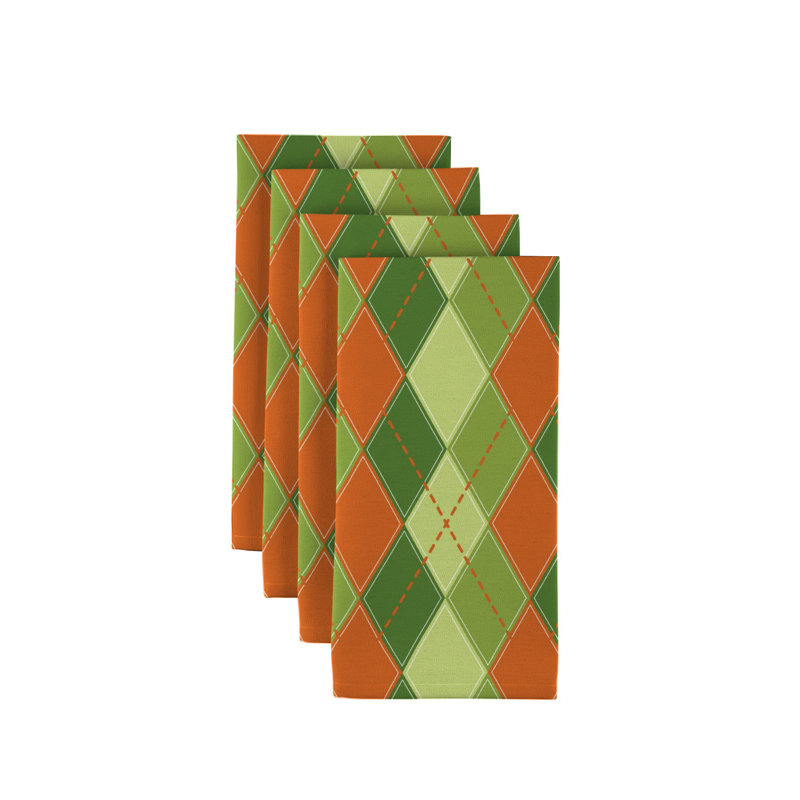 Polyester Geometric Square Napkin