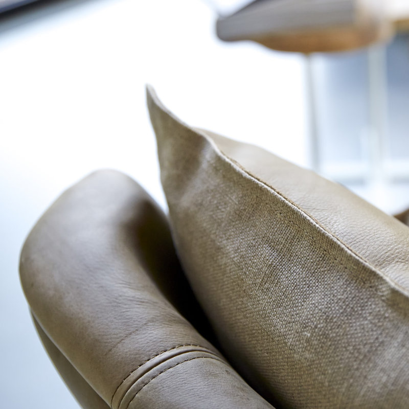 Woodnest Leather Armchair