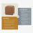 Faux Leather Upholstered Storage Cube