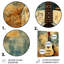 Rétro guitare Melody I - musique, art mural en métal-1613397036