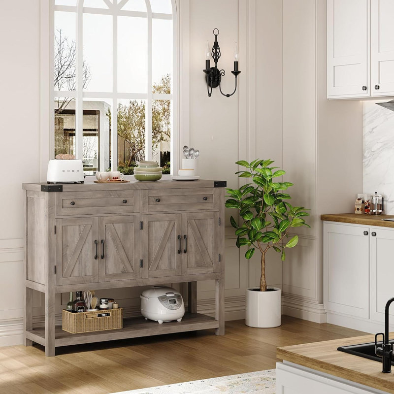 Neia 47.2'' Console Table, Gray