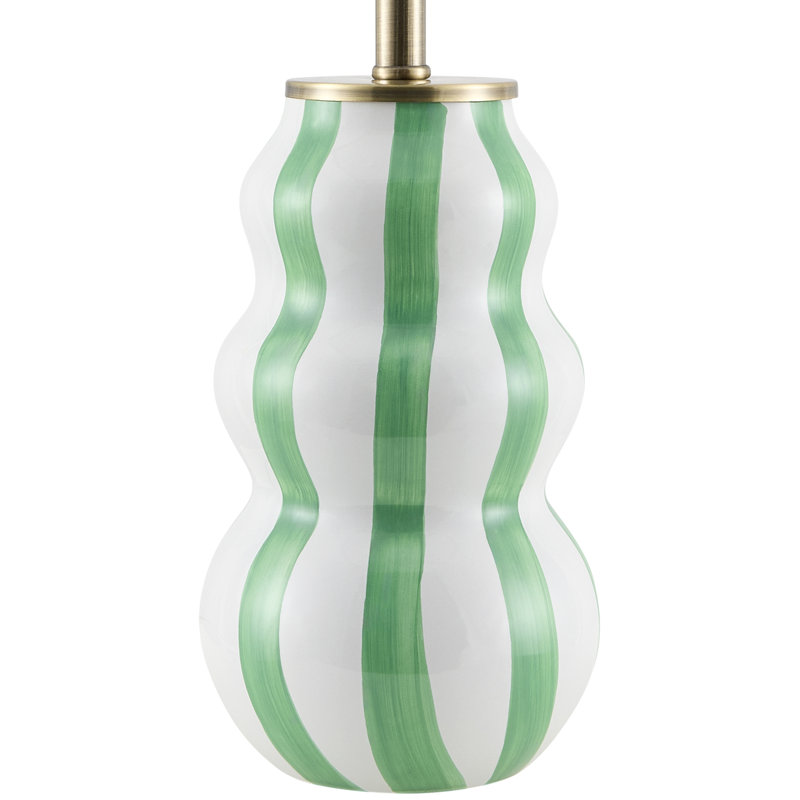 Samp Table Lamp Set, Green/White