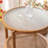 Charie Boho Glass Rattan Wood Round Storage Side End Table