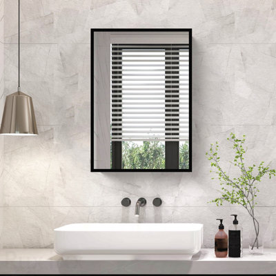 16x24 Inch Medicine Cabinet Mirror Cabinet Wall Mount Or Recessed Bathroom Or Livingroom