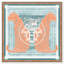 Casablanca to Paris Peach Print Glam Jungle by Oliver Gal, Black Frame, 12 x 12-1079040911-1079041008