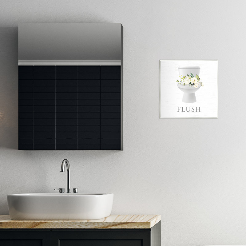 Toile de chasse murale à motif floral Flush, par lettré et doublé