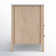 Isa Solid Wood Nightstand with Marble Top