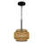 Teton 1-Light Matte Black Mini Pendant Light