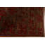 Tapis rouge / brun en laine noué à la main de conception unique 8 pi 1 po x 10 pi 6 po New Age
