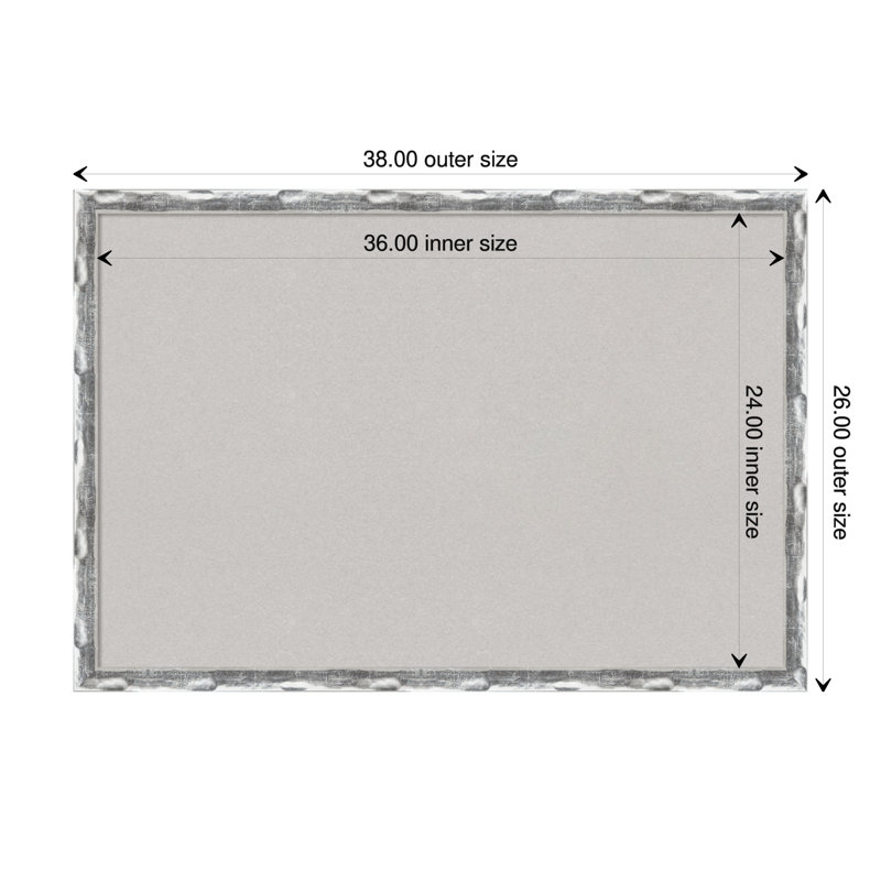 Wall Cork Small - 2' - 4' Bulletin Board, 26" x 38"