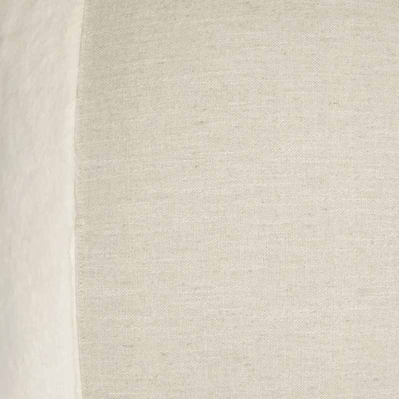 Courchevel Pillow Cover & Insert, Cream, Square 24"